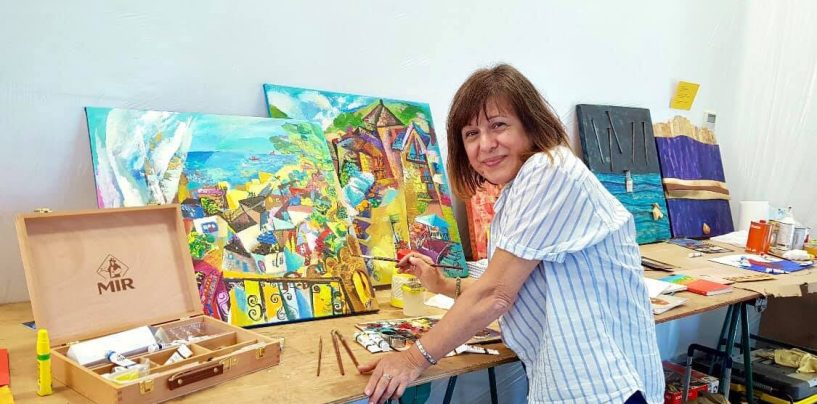 The interview of French-based Azerbaijani artist Ms. Asmar Narimanbekova with Azerbaijan Today magazine