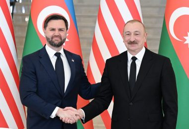 Aliyev, Vance Say U.S.-Azerbaijan Relations Reach New Level