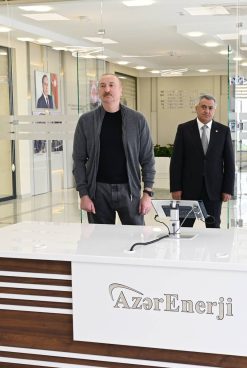 Ilham Aliyev Attended Opening of “Absheron” Battery Energy Storage Center