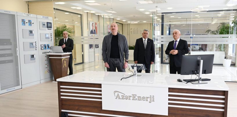 Ilham Aliyev Attended Opening of “Absheron” Battery Energy Storage Center