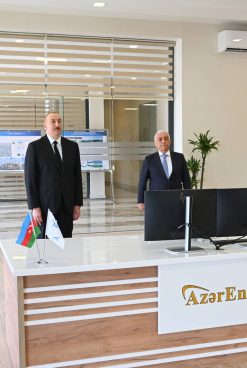 Ilham Aliyev Attended the Inauguration of the 330 kV “Shafag” Substation, Owned By “AzerEnerji” OJSC, In the Village of Soltanli, Jabrayil District