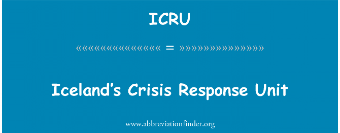 Expand the Iceland Crisis Response Unit (ICRU). In the Face of Imminent War