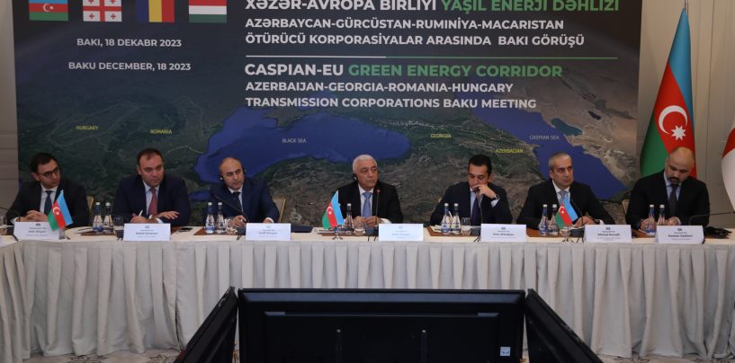 Caspian-European Union Green Energy Corridor Project Takes Place in Baku.